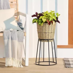 Sonoma Goods For Life® Large Seagrass Planter With Metal Stand -Sonoma Goods For Life ® Sales Store 5920619 ALT