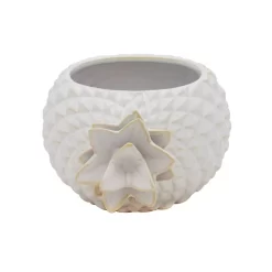 Sonoma Goods For Life® White Pineapple Planter Table Decor -Sonoma Goods For Life ® Sales Store 5989352 ALT3