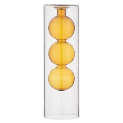 Sonoma Goods For Life® Outdoor 8.5''H Yellow Cylinder Glass Propagation Vase