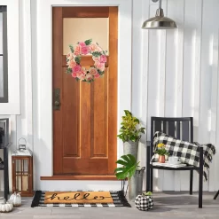 Sonoma Goods For Life® Artificial Hydrangea Cabbage Rose Wreath -Sonoma Goods For Life ® Sales Store 5997162 ALT