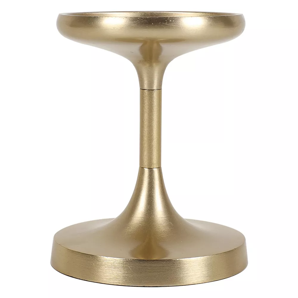 Sonoma Goods For Life® Gold Finish Pillar Candle Holder Table Decor 3 Sonoma Goods For Life® Gold Finish Pillar Candle Holder Table Decor